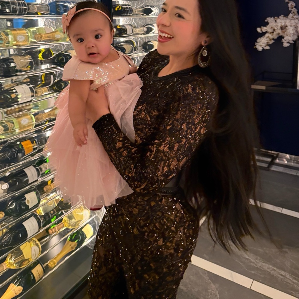 NADINE MERABI Black Jumpsuit - Picture 4 of 10